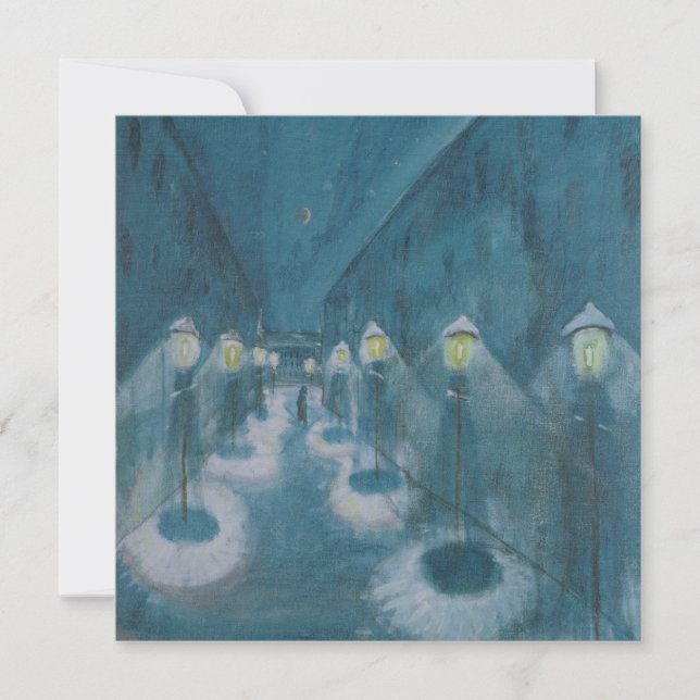 Carte Night Street (Street By Night) (1922) Walter Grama (Devant)