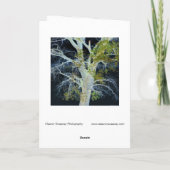 Carte "Night Tree" Numériquement image modifiée de Tree (Dos)