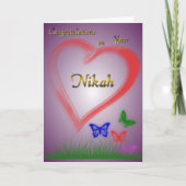 Carte Nikah-Mariage (Devant)