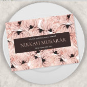 Carte Nikah Mubarak Mariage islamique Dua Félicitations