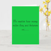 Carte N'importe comment beaucoup de milles… (Fleur jaune)