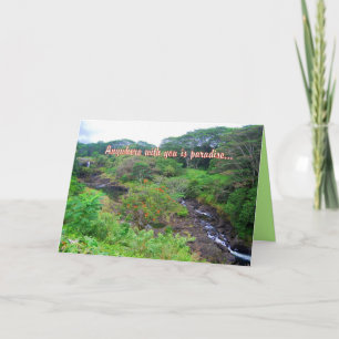 Carte N'Importe Où Avec Vous Est Paradise Card