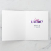 Carte N'Importe Quel Âge 8 Photo Collage Personnalisé Ro (Intérieur)