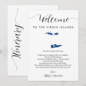 Carte N'importe quelle couleur Itinéraire de bienvenue M (Devant / Derrière)