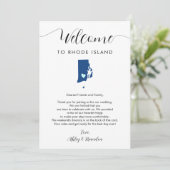 Carte N'importe quelle couleur Rhode Island Mariage Itin (Debout devant)
