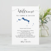 Carte N'importe quelle couleur Turk & Caicos Mariage Bie (Debout devant)