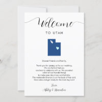 N'importe quelle couleur Utah Mariage Bienvenue Le