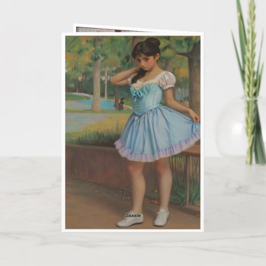 Carte Niña soniando que es un bailarina (Dos)