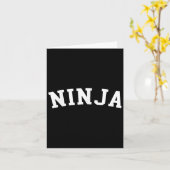 Carte Ninja  (Fleur jaune)