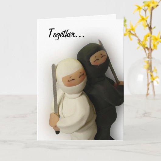 Carte Ninja (Fleur jaune)