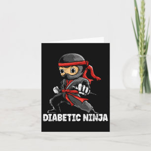 Carte Ninja diabétique Mois de sensibilisation au diabèt