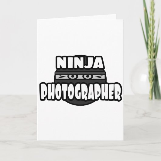 Carte Ninja Photographer (Devant)