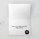 Carte Ninja Pig Joyeux anniversaire (Intérieur)