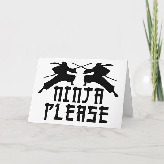 Carte Ninja svp ! (Devant)