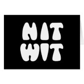 CARTE NITWIT (Devant horizontal)