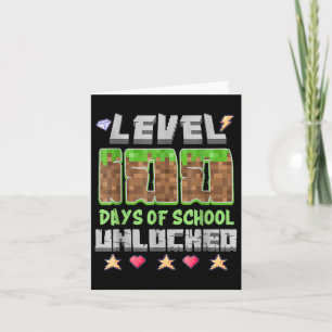Carte Niveau 100 Jours De L'École Déverrouillé Jeu Pixel
