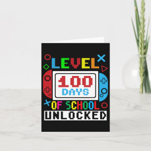 Carte Niveau 100 Jours D'école Débloqué Jeux Vidéo Garço