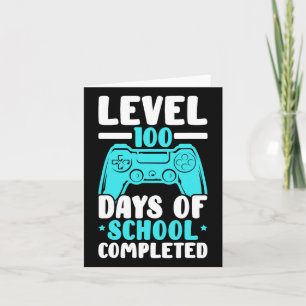 Carte Niveau 100 Jours D'École Terminé Vidéo Jeu