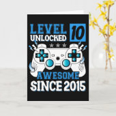 Carte Niveau 10 déverrouillé stupéfiant depuis 2015 10e (Fleur jaune)