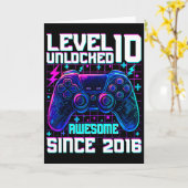 Carte Niveau 10 déverrouillé stupéfiant depuis 2016 10e  (Fleur jaune)