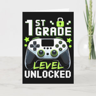 Carte Niveau 1ère année débloqué pour joueur de jeux vid