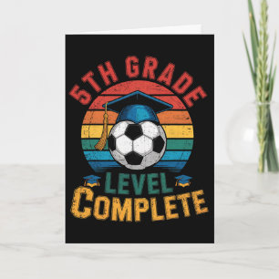 Carte Niveau 5e année, garçon fille de football dernier