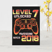 Carte Niveau 7 Débloqué Fête de Jeu Vidéo 7ème Anniversa (Fleur jaune)