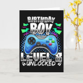 Carte Niveau 8 Débloqué Jeu Vidéo 8ème Anniversaire Game (Fleur jaune)