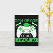 Carte Niveau de grade Gamer complet 5e grade Gi (Fleur jaune)