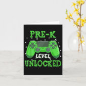 Carte Niveau Pré K Déverrouillé Jeu Vidéo Retour À L'Éco (Fleur jaune)