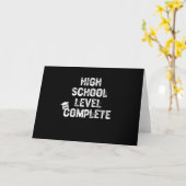 Carte Niveau secondaire achevé (Fleur jaune)