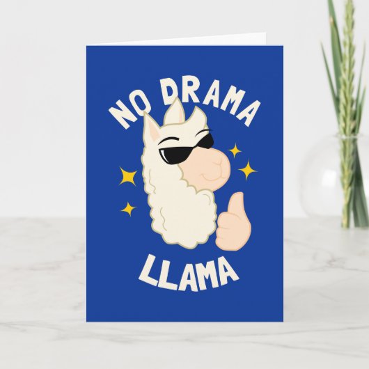 Carte No Drama Llama (Devant)