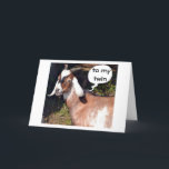 CARTE NO KIDDING SAYS GOAT-HAPPY BIRTHDAY TWIN<br><div class="desc">NO KIDDING SAYS THE GOAT-HAPPY BIRTHDAY TO MY TWIN AND BEST FRIEND EVER!</div>