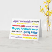 Carte No Matter How You Say It Anniversary  Card (Fleur jaune)