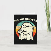 Carte No Me Ghosta Funny Ghost Mexican Halloween Men Wom (Devant)