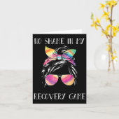 Carte No Shame In My Recovery Game Motivational Emwermen (Fleur jaune)