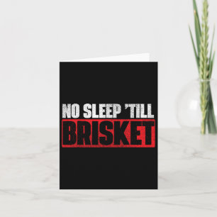 Carte No Sleep Till Brisket - Pitmaster Bbq Lover Smoker
