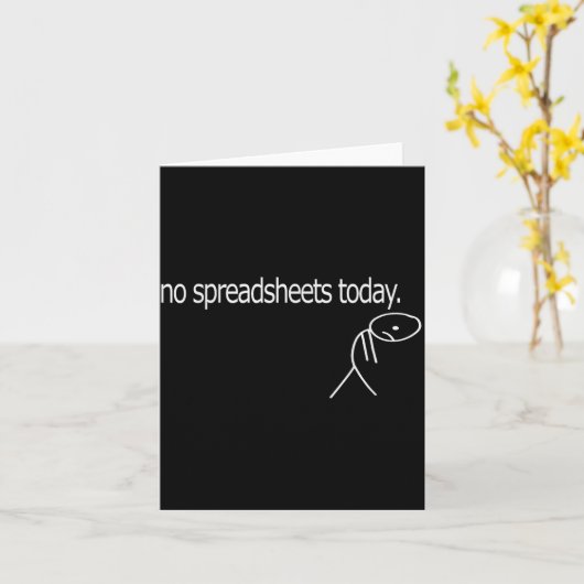 Carte No Spreadsheets Today Accounting Spreadsheets Acco (Fleur jaune)