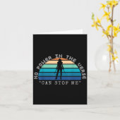 Carte No Wer In The Verse Can Stop Me, Funny Insration Q (Fleur jaune)