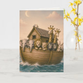 Carte Noah's Ark Crèche Islamique (Fleur jaune)