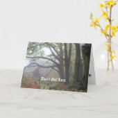 Carte n'obtenez pas perdu (Fleur jaune)