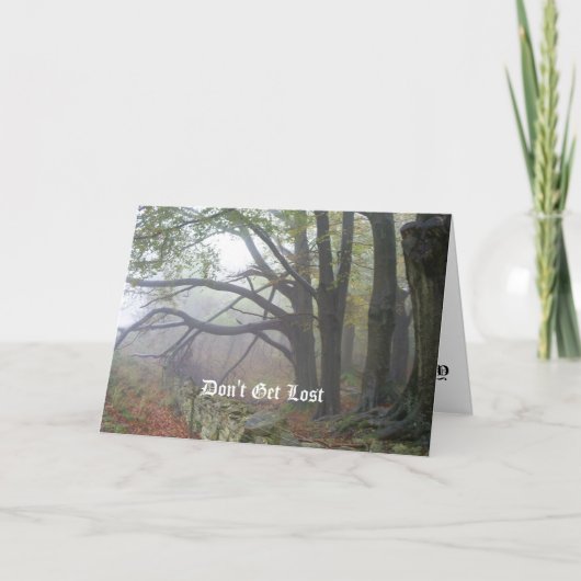 Carte n'obtenez pas perdu (Devant)