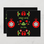 Carte Nocturnes du canal de Noël (Devant / Derrière)