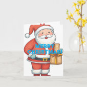 Carte Noël (Fleur jaune)