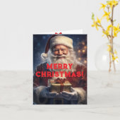 Carte Noël (Fleur jaune)