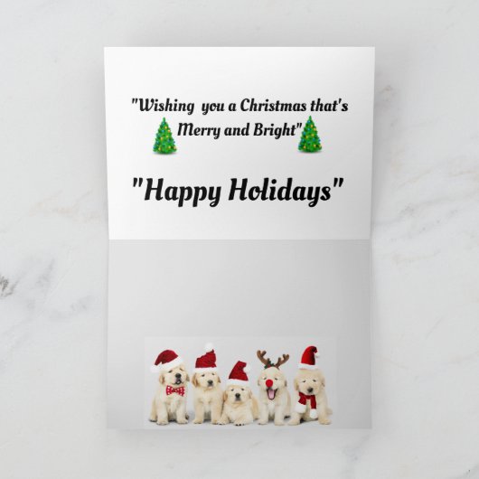 Carte Noël (Intérieur)