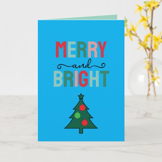 Carte Noël (Fleur jaune)