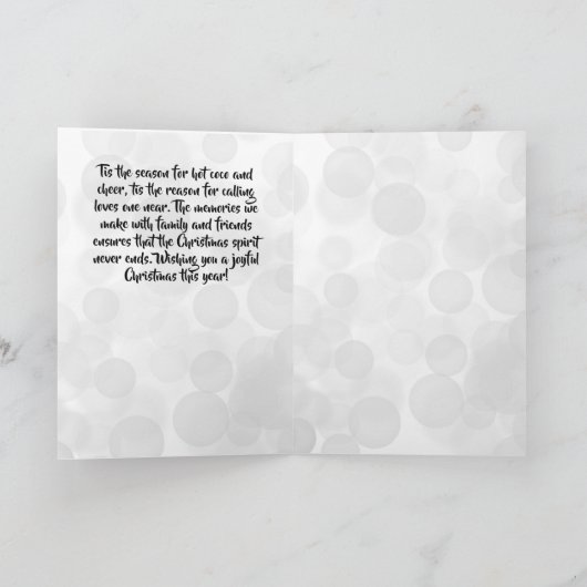 Carte Noël (Intérieur)