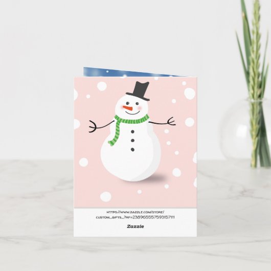 Carte Noël (Dos)