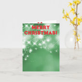 Carte Noël (Fleur jaune)